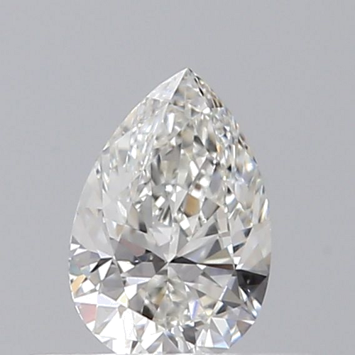 0.3 carat G-VVS2 Natūralus Pear Deimantas (1)