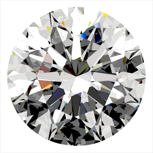 0.4 carat D-VS2 Excellent cut Natūralus Round Deimantas (1)