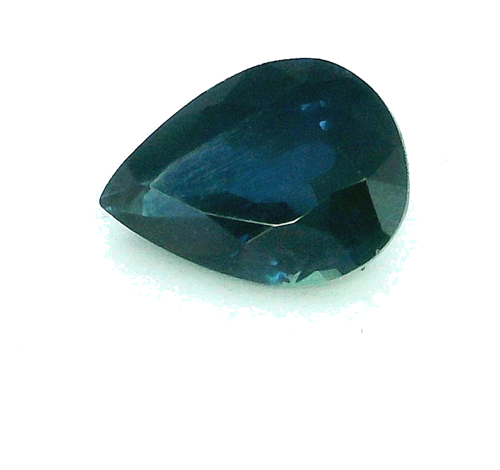 0.59 carat BLUE Pear Safyras (1)