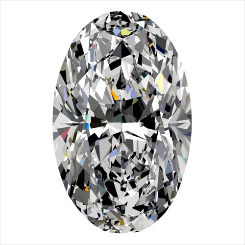 0.31 carat J-VVS2 Natūralus Oval Deimantas (1)