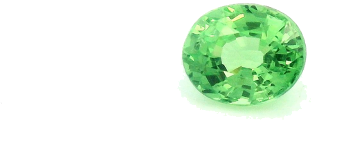 0.45 carat GREEN Oval Garnet (1)