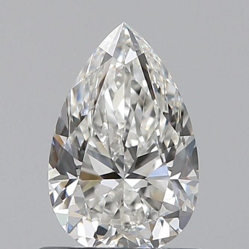 0.7 carat H-VVS1 Natūralus Pear Deimantas (1)