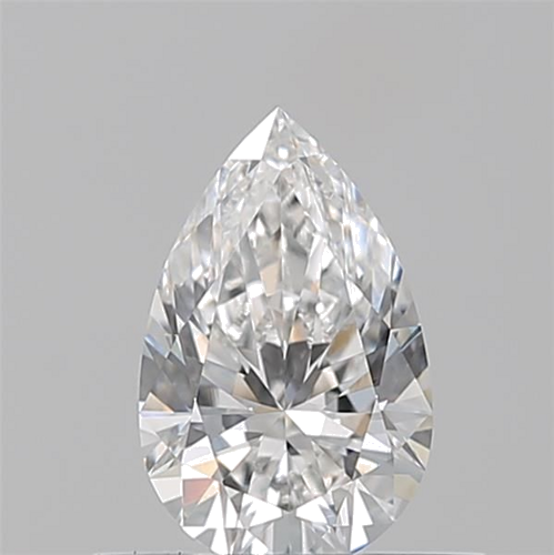 0.5 carat E-VS1 Natūralus Pear Deimantas (1)