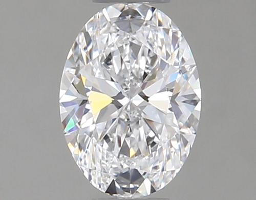 0.6 carat D-VVS2 Natūralus Oval Deimantas (1)