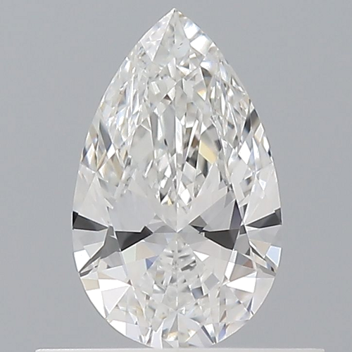 0.5 carat F-VS2 Natūralus Pear Deimantas (1)