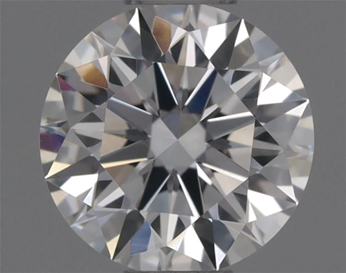 0.37 carat F-VVS2 Excellent cut Natūralus Round Deimantas (1)