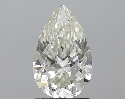 1.51 carat J-SI1 Natūralus Pear Deimantas (1)