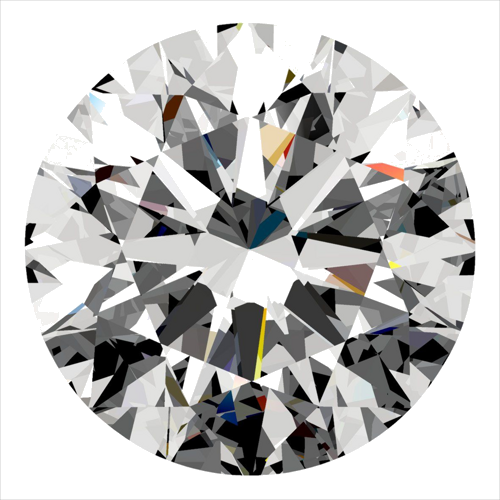0.33 carat F-VS1 Excellent cut Natūralus Round Deimantas (1)