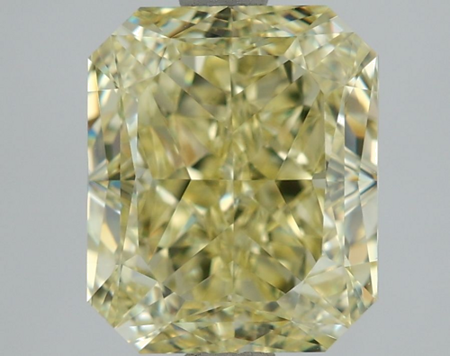 3.0 carat Fancy Yellow-VVS2 Natūralus Radiant Deimantas (1)