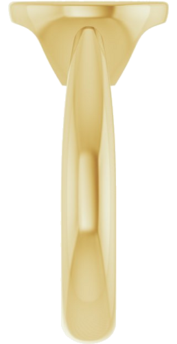 Sužadėtuvių Žiedas „Bezel-Set Solitaire“ 14k yellow gold Oval 10mm x 8mm (4)