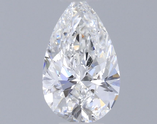 0.4 carat F-SI2 Natūralus Pear Deimantas (1)