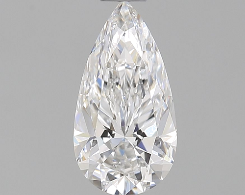 0.57 carat E-IF Natūralus Pear Deimantas (1)
