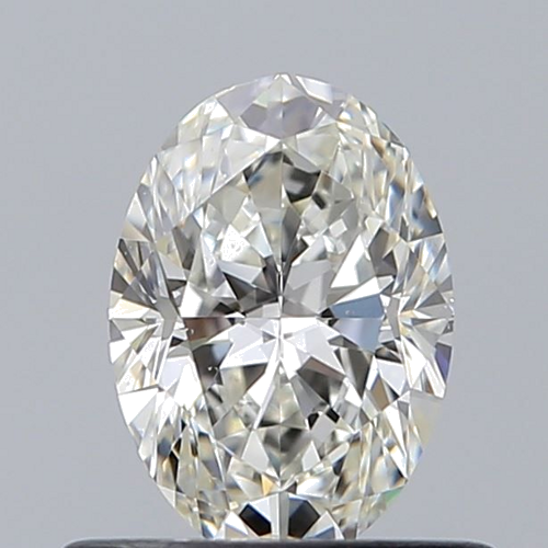 0.6 carat H-VS2 Natūralus Oval Deimantas (1)