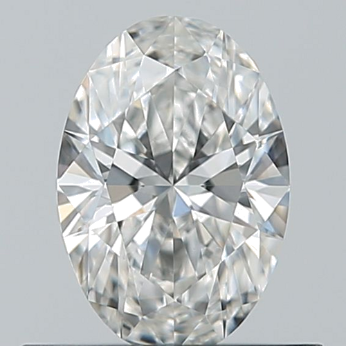 0.5 carat F-VS1 Natūralus Oval Deimantas (1)