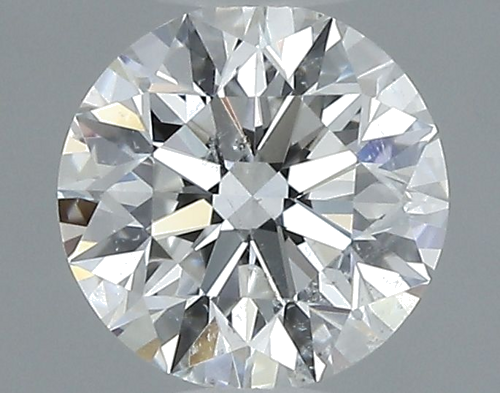 0.59 carat F-SI2 Excellent cut Natūralus Round Deimantas (1)