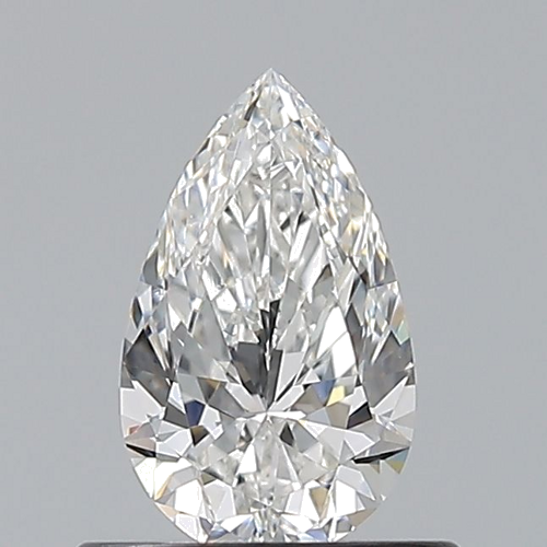 0.55 carat F-VS1 Natūralus Pear Deimantas (1)