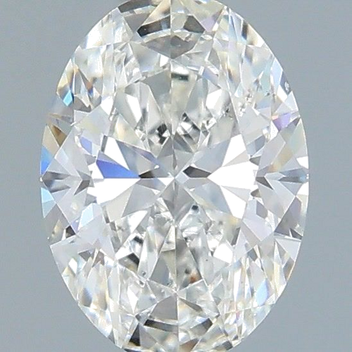 0.6 carat H-SI1 Natūralus Oval Deimantas (1)
