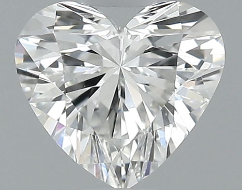 0.55 carat F-VS1 Natūralus Heart Deimantas (1)