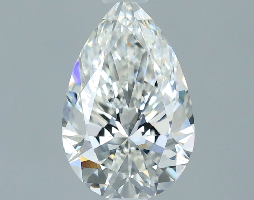 0.71 carat F-VS2 Natūralus Pear Deimantas (1)