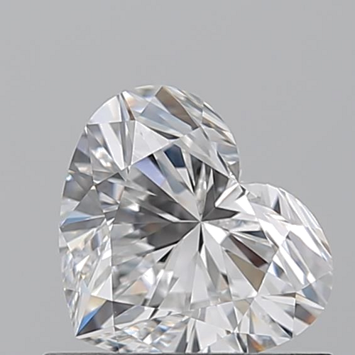 0.7 carat E-VVS2 Natūralus Heart Deimantas (1)
