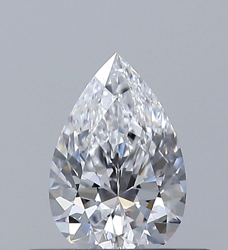 0.33 carat D-IF Natūralus Pear Deimantas (1)