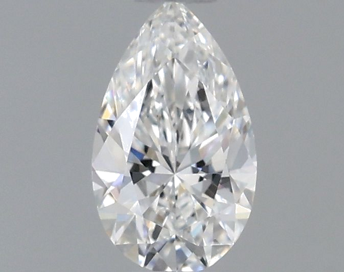 0.3 carat E-VVS2 Natūralus Pear Deimantas (1)
