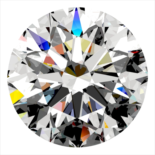 0.32 carat E-VVS2 Excellent cut Natūralus Round Deimantas (1)