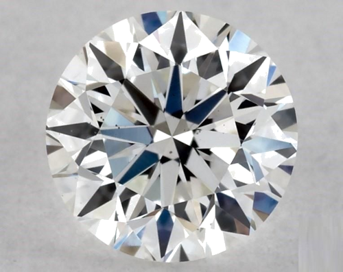 0.39 carat H-VS2 Very Good cut Natūralus Round Deimantas (1)
