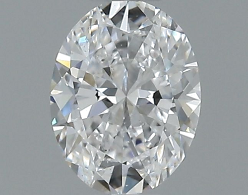 0.4 carat D-SI1 Natūralus Oval Deimantas (1)