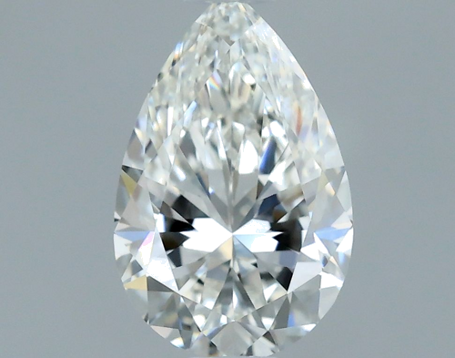 0.5 carat G-IF Natūralus Pear Deimantas (1)