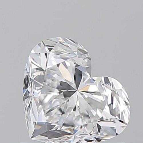 1.01 carat E-VVS2 Natūralus Heart Deimantas (1)