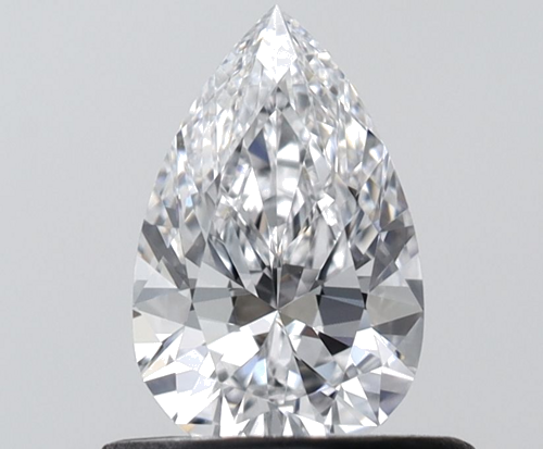 0.51 carat D-VVS2 Natūralus Pear Deimantas (1)