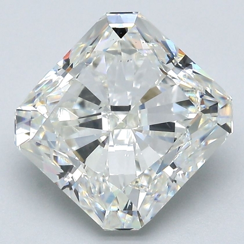 4.53 carat J-SI1 Natūralus Radiant Deimantas (1)