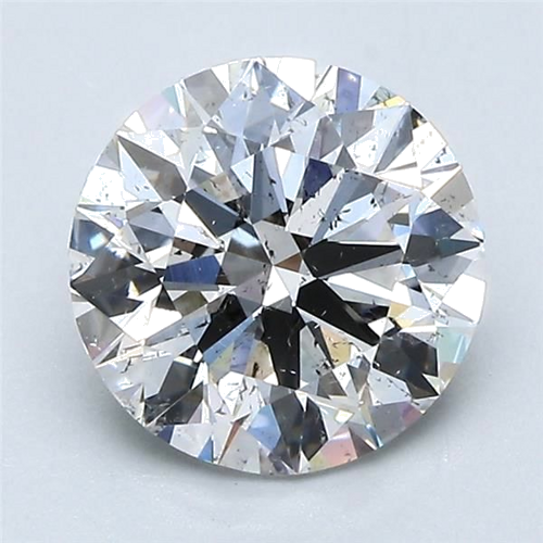 2.1 carat F-SI2 Excellent cut Natūralus Round Deimantas (1)
