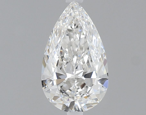 0.7 carat E-VS1 Natūralus Pear Deimantas (1)
