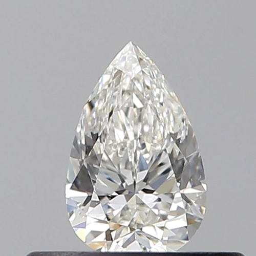 0.3 carat G-VS2 Natūralus Pear Deimantas (1)