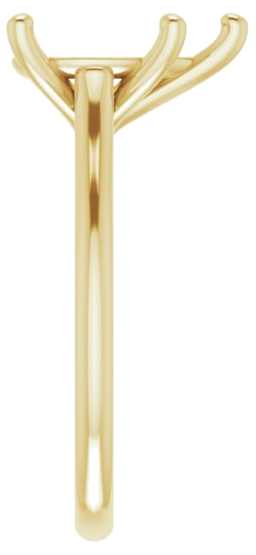 Sužadėtuvių Žiedas „Solitaire“ 585 Geltonojo Aukso Pear Shape 12mm x 8mm (4)