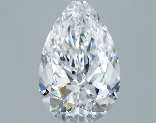 0.55 carat D-VVS1 Natūralus Pear Deimantas (1)
