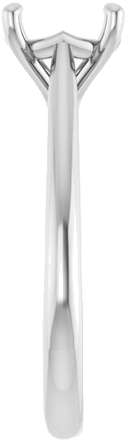 Sužadėtuvių Žiedas „Solitaire“ 585 Baltojo Aukso Cushion 7mm (4)