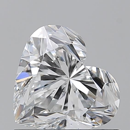 0.9 carat E-SI1 Natūralus Heart Deimantas (1)