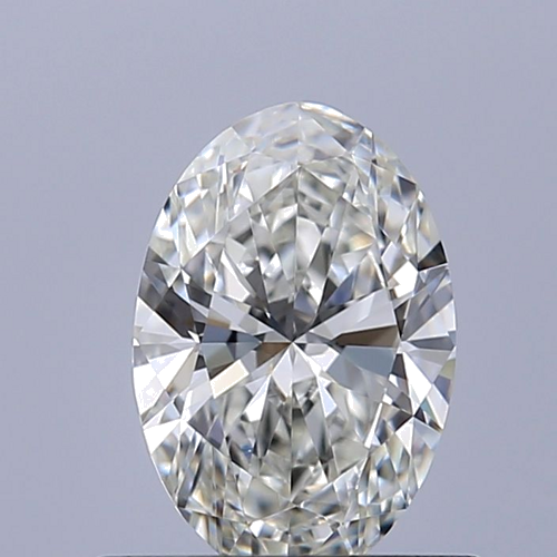0.53 carat H-VVS1 Natūralus Oval Deimantas (1)