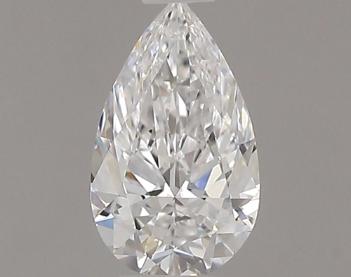0.3 carat D-VVS1 Natūralus Pear Deimantas (1)