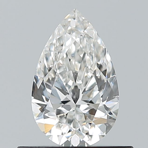 0.51 carat G-VS2 Natūralus Pear Deimantas (1)