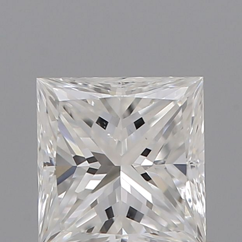 0.5 carat E-VS2 Natūralus Princess Deimantas (1)