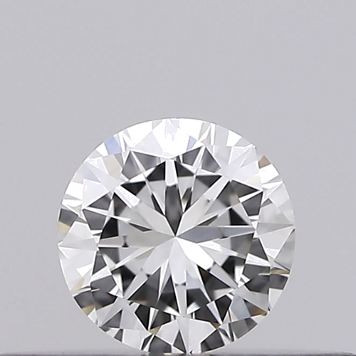 0.18 carat F-VVS2 GD cut Natūralus Round Deimantas (1)