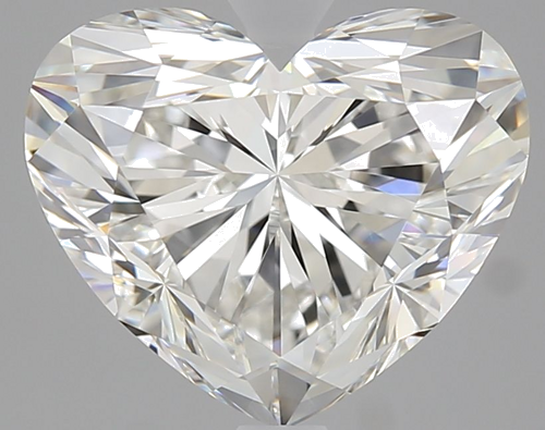 3.01 carat G-VVS1 Natūralus Heart Deimantas (1)