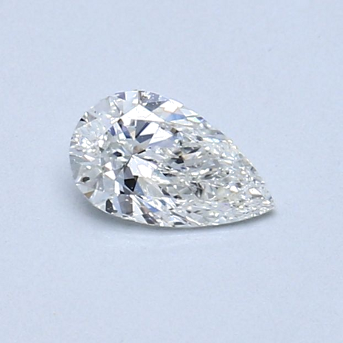 0.3 carat G-SI1 Natūralus Pear Deimantas (1)