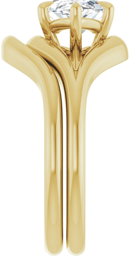 Sužadėtuvių Žiedas „Claw-Prong Solitaire“ 10k yellow gold Marquise 13mm x 6.5mm (9)