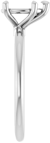 Sužadėtuvių Žiedas 585 Baltojo Aukso Pear Shape 8mm x 5mm (3)