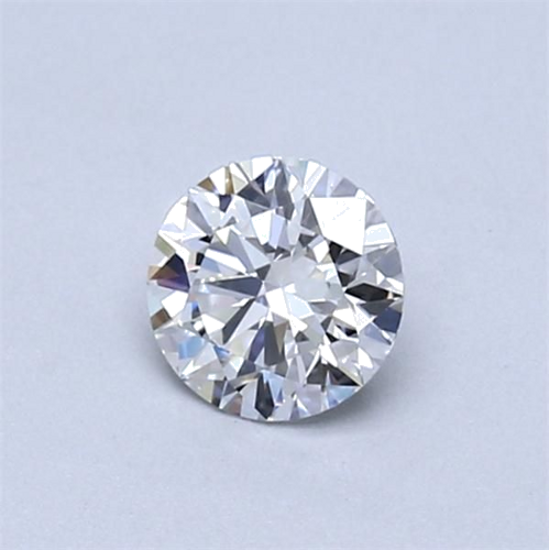 0.44 carat D-VVS1 Excellent cut Natūralus Round Deimantas (1)
